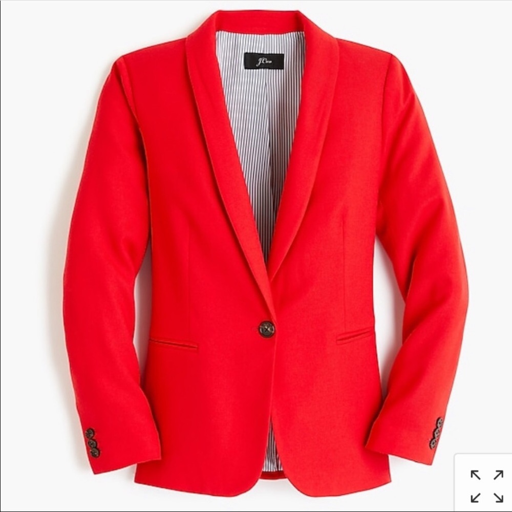 J. Crew Parke Blazer, Size 2. Bright Cerise.